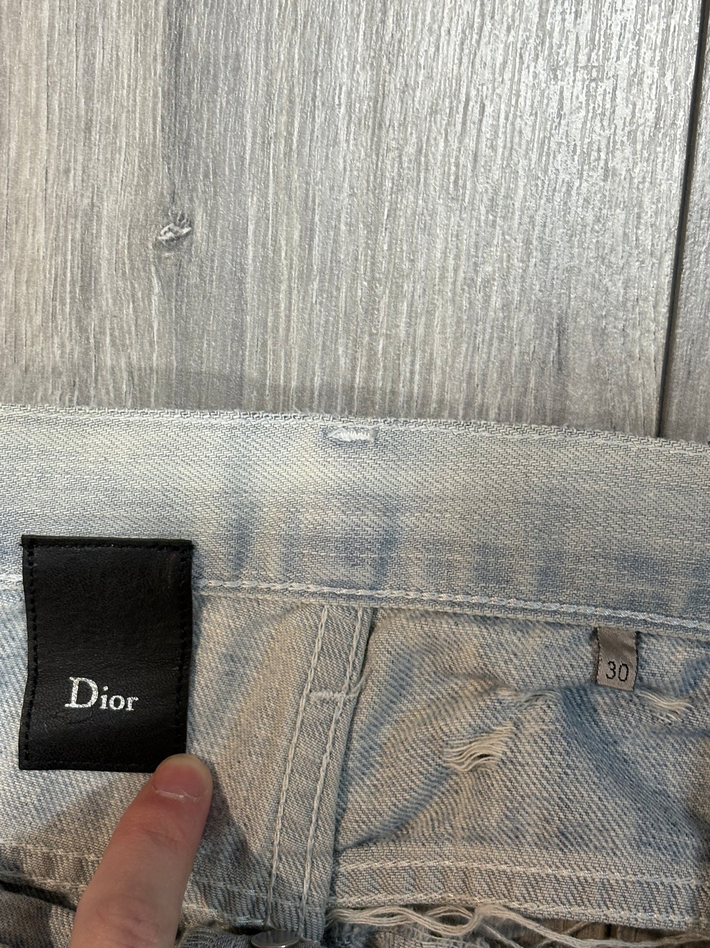 Dior Homme SS09 Destroyed Painter Denim