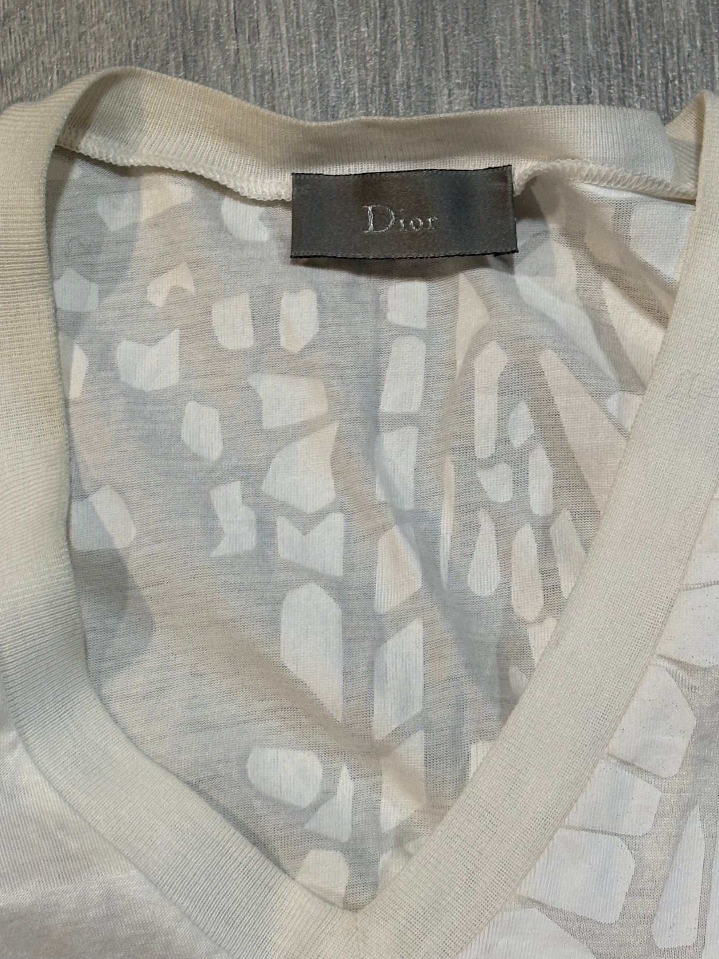 Dior Homme SS09 White Scale Shirt