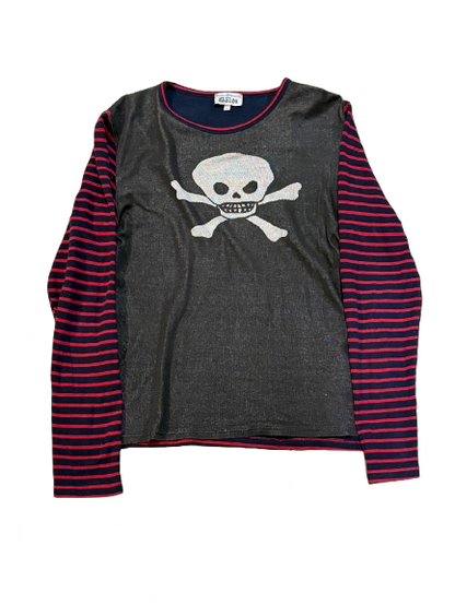 Vivienne Westwood Striped Crossbones Long Sleeve