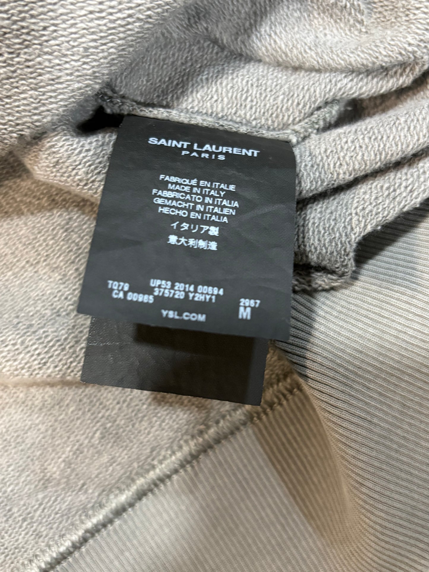Saint Laurent Paris FW14 Camo Sweater
