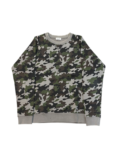 Saint Laurent Paris FW14 Camo Sweater