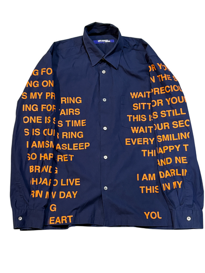 Junya Watanabe AD2001 Poem Button Up