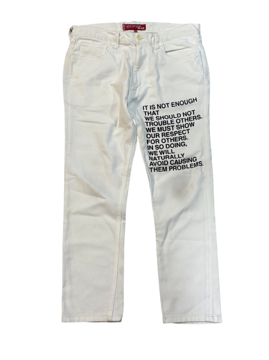 Junya Wanabe AD2001 Respect Poem Denkm