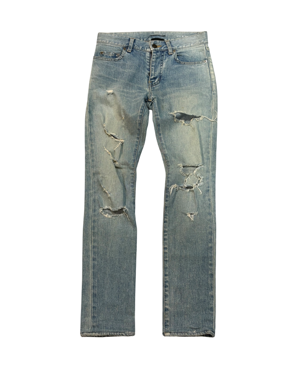 Saint Laurent Paris FW16 Crash Denim