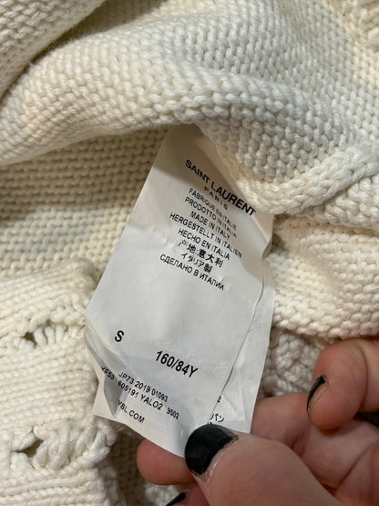 Saint Laurent Paris FW19 Distressed Sweater