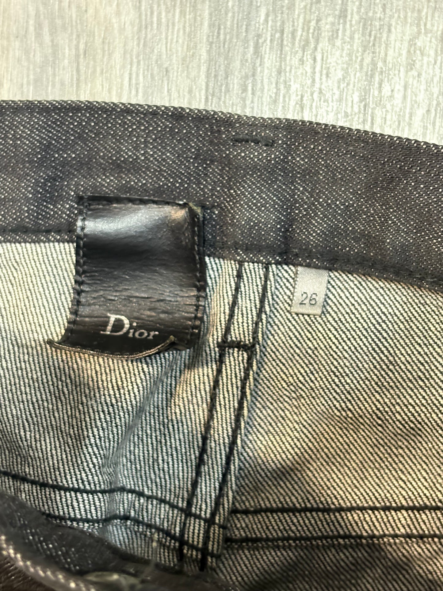Dior Homme AW07 Navigate Glitter Denim