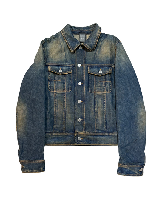 Dior Homme AW04 VOTC Rust Wash Denim Jacket
