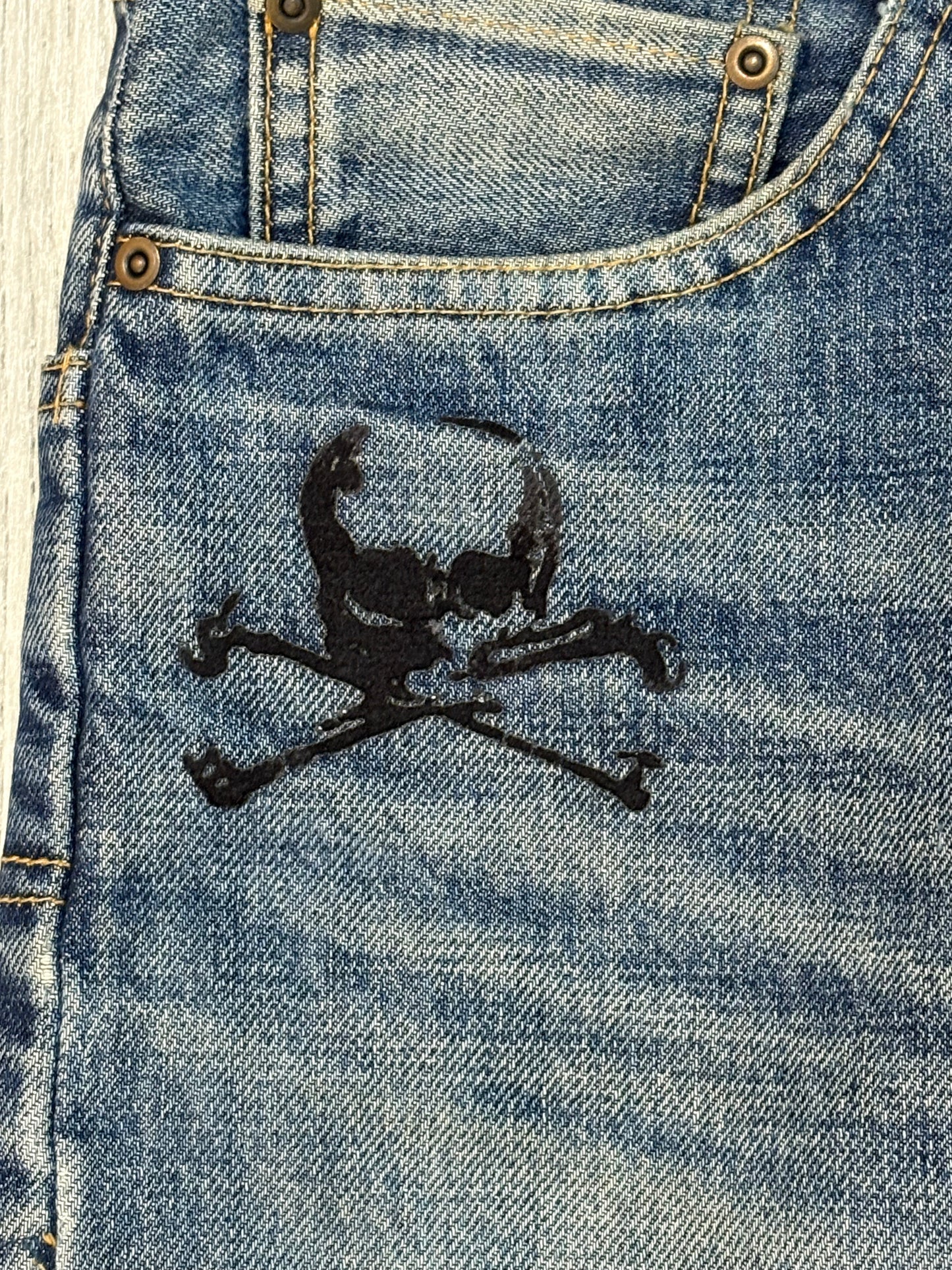Undercover AW05 Arts and Craft Skull Denim