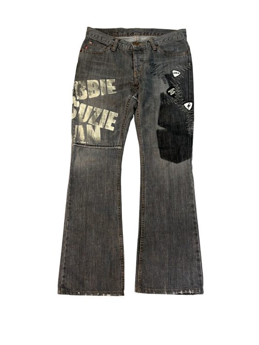 Hysteric Glamour Debbie Suzie Flared Denum