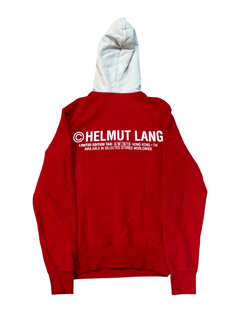 Helmut Lang AW18 Limited Edition Taxi Hoodie