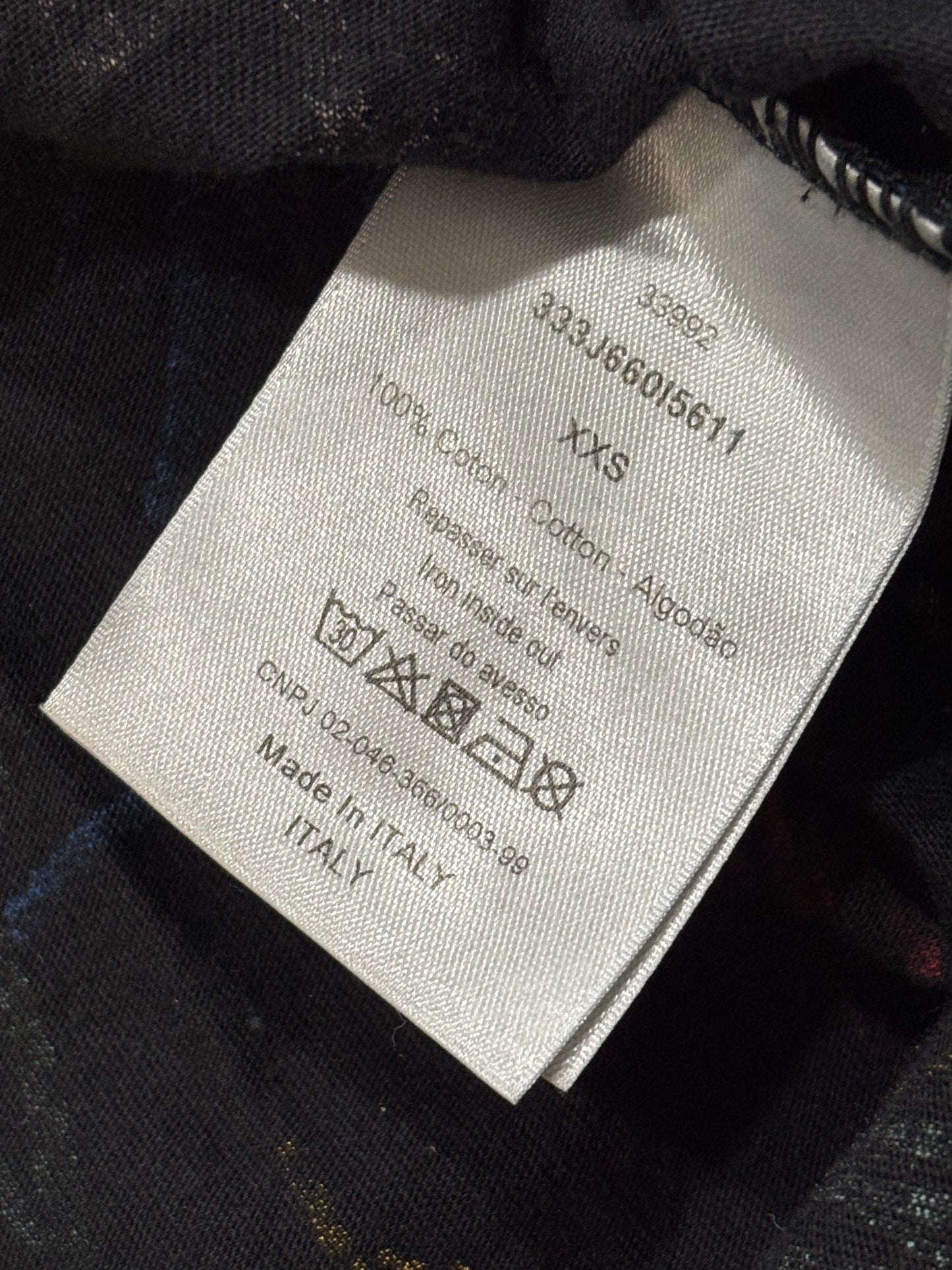 Dior Homme SS15 Scribble Shirt (Black)