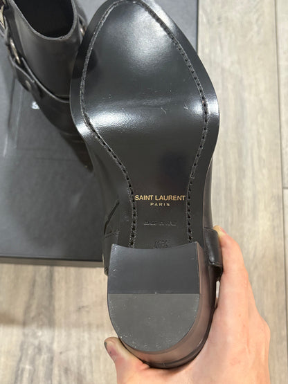 Saint Laurent Paris Leather Wyatt Boots
