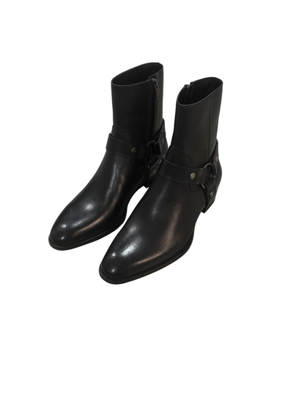 Saint Laurent Paris Leather Wyatt Boots