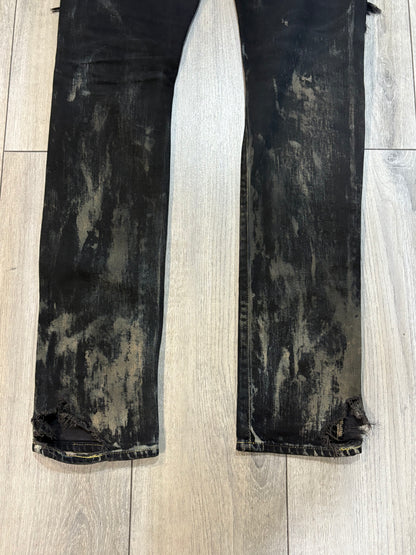 Saint Laurent Paris FW14 Oil Spill Denim