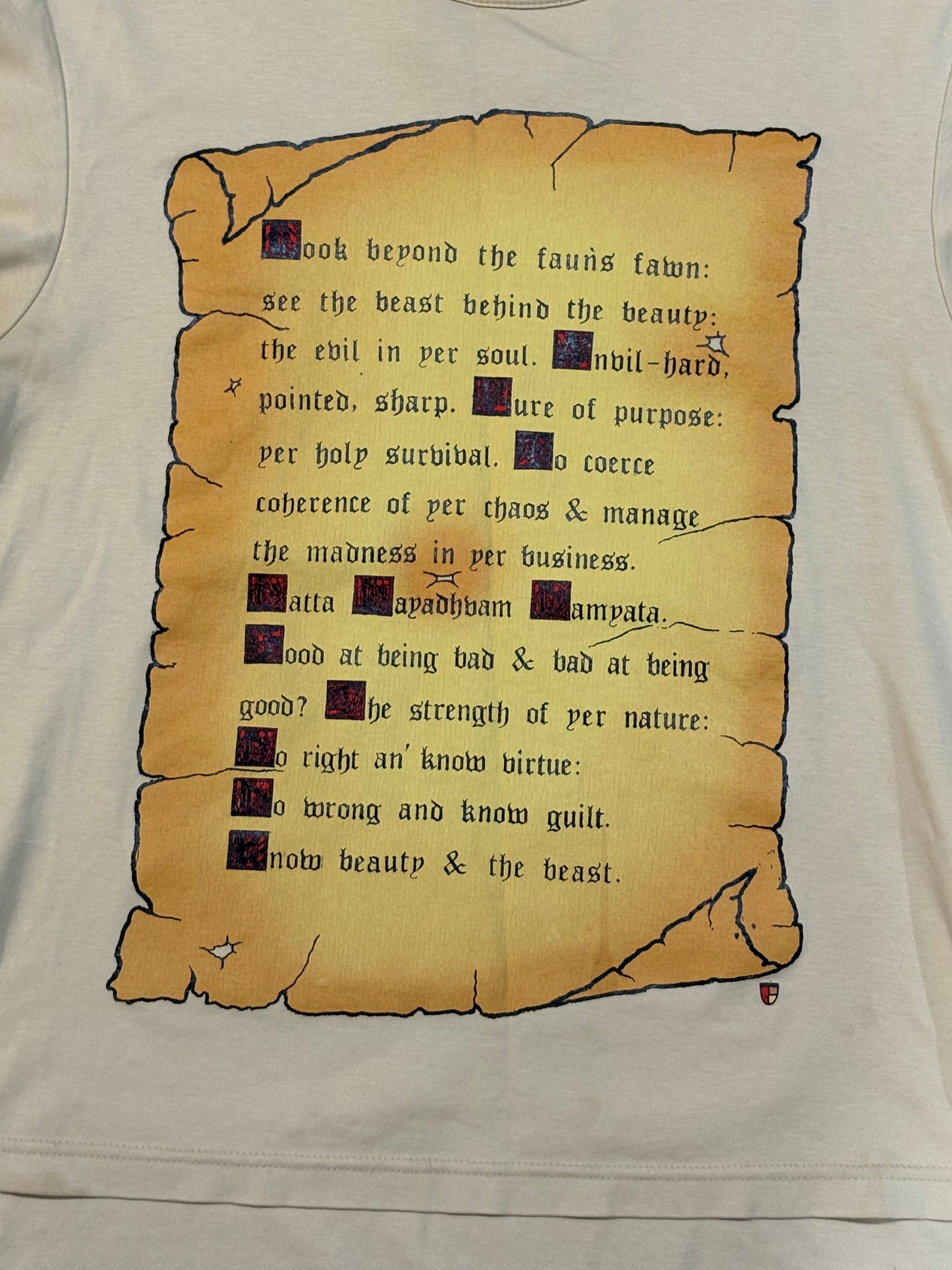 Beauty:Beast AW98 Scroll Shirt
