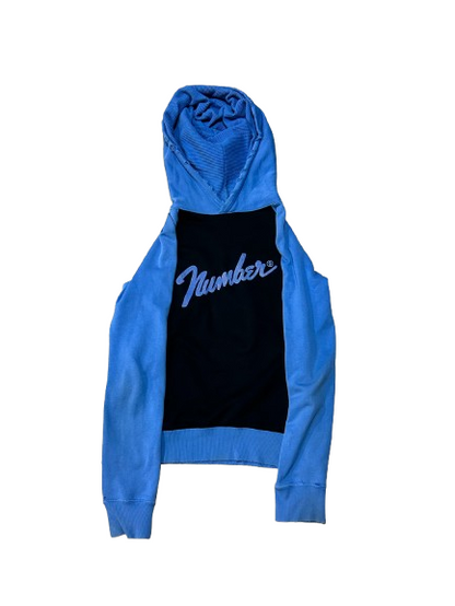 Number (N)ine AW05 Blue Fender Hoodie