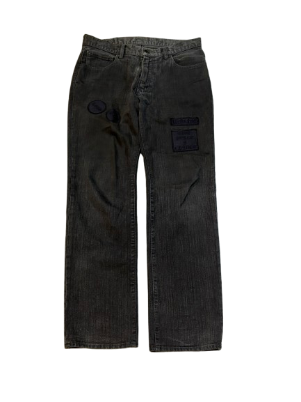 Number (N)ine AW04 Give Peace A Chance Denim