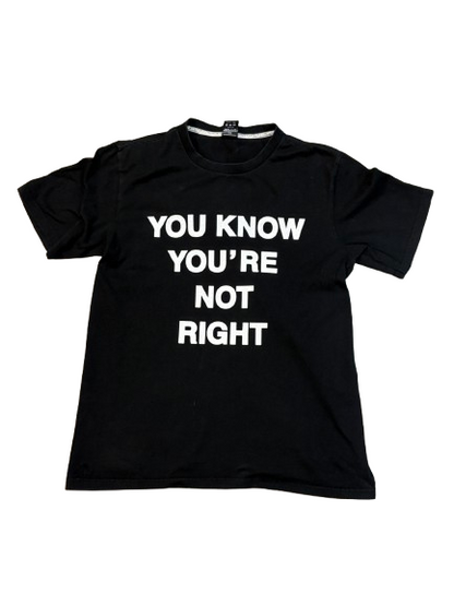 Number (N)ine AW09 You Know Youre Not Right Stupid Shirt