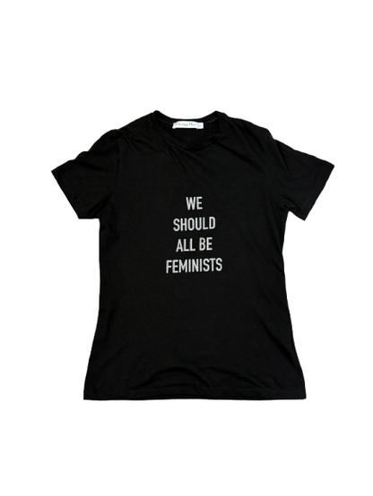 Christian Dior 2017 We Should All Be Feminists Shirt (Black)