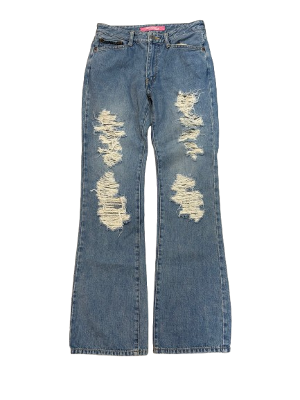Junya Watanabe CDG AW04 Crash Flared Denim