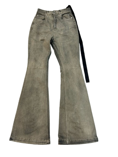 Rick Owens Mineral Pearl Bolan Bootcut Denim