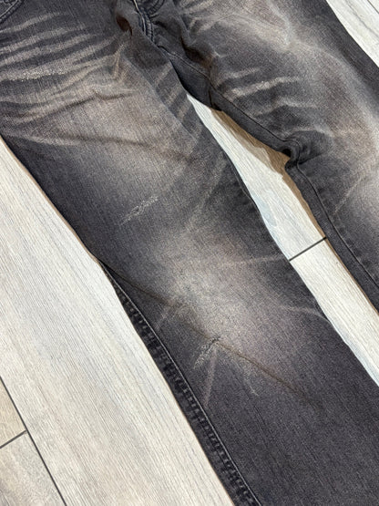 5351 Pour Les Hommes Python Patch Flared Denim