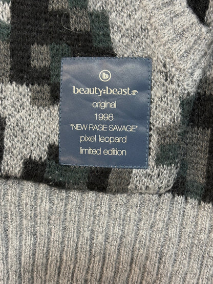 Beauty:Beast SS98 Pixel Leopard Digi Camo Zip Up