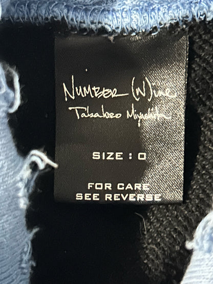 Number (N)ine AW05 Blue Fender Hoodie