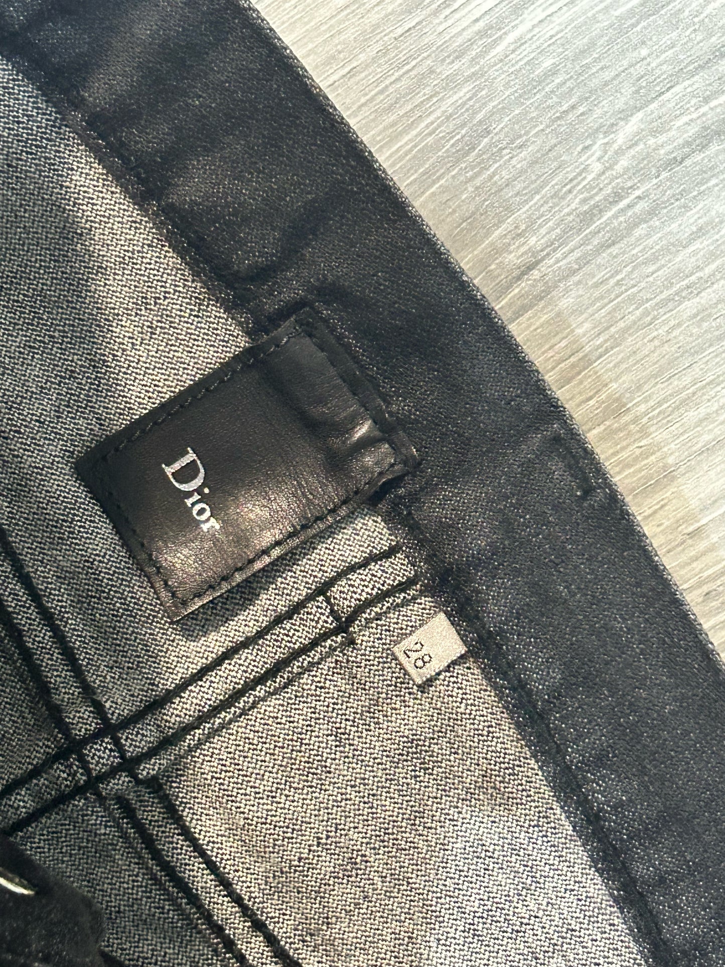 Dior Homme FW06 Black Glitter Denim