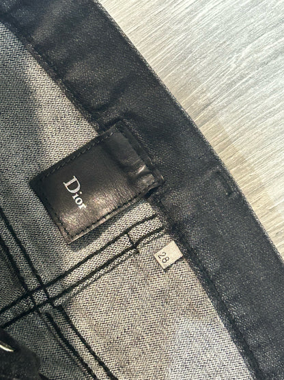 Dior Homme FW06 Black Glitter Denim