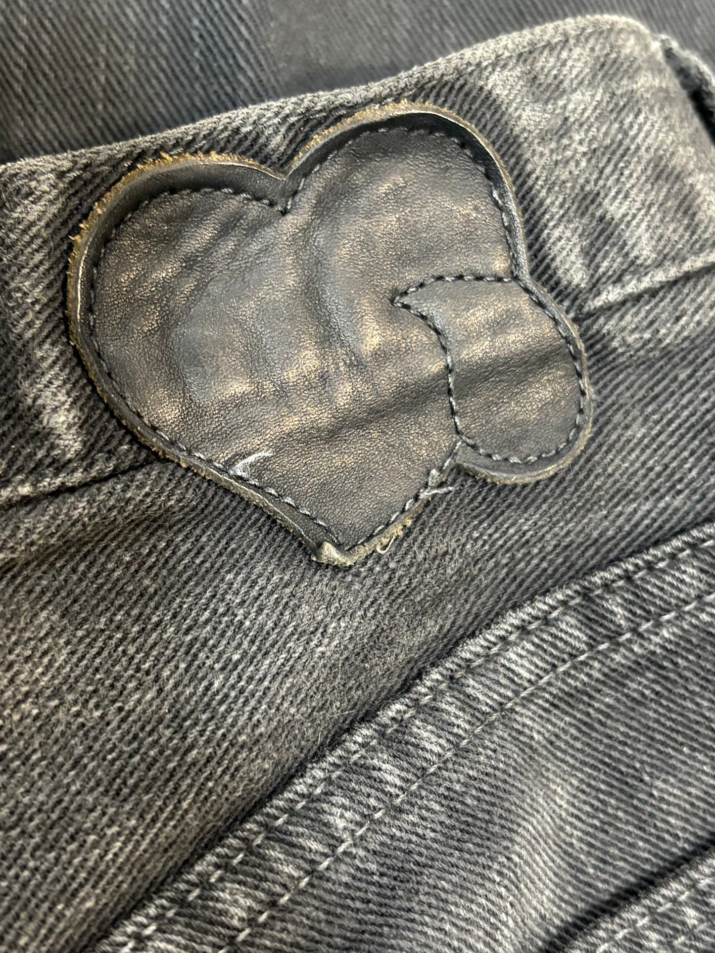 Number (N)ine AW04 Give Peace A Chance Denim