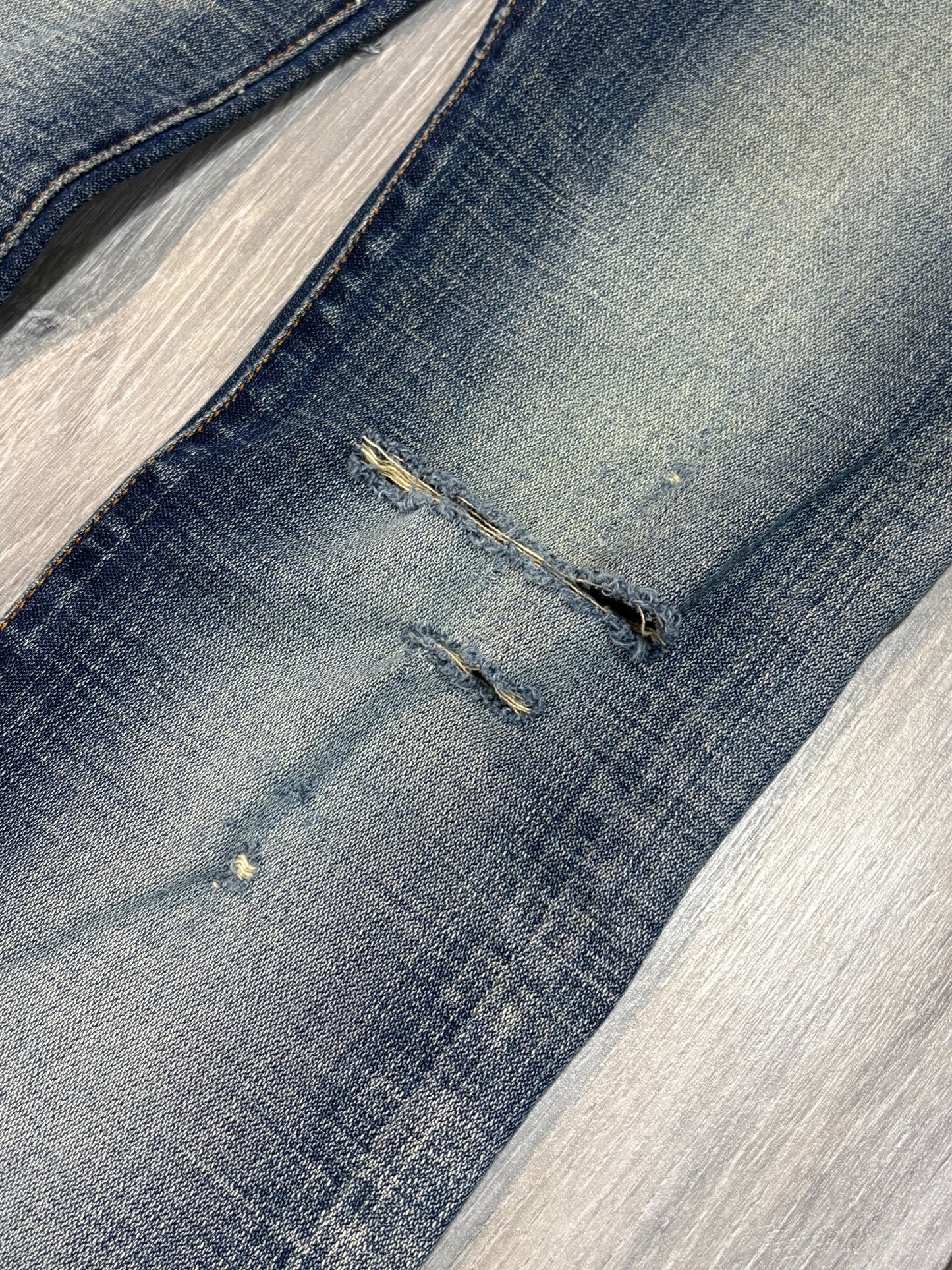 Dior Homme SS07 Under my Car Distressed Denim
