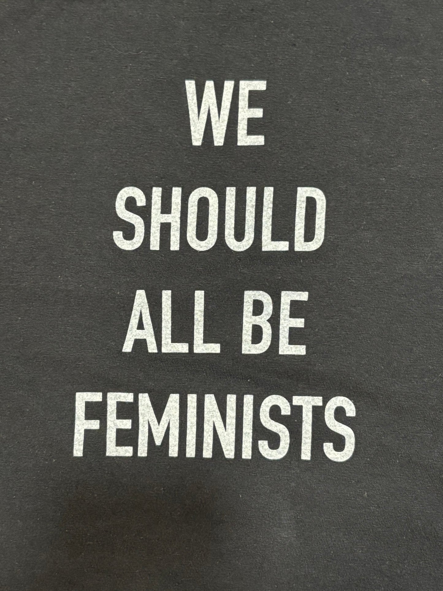 Christian Dior 2017 We Should All Be Feminists Shirt (Black)
