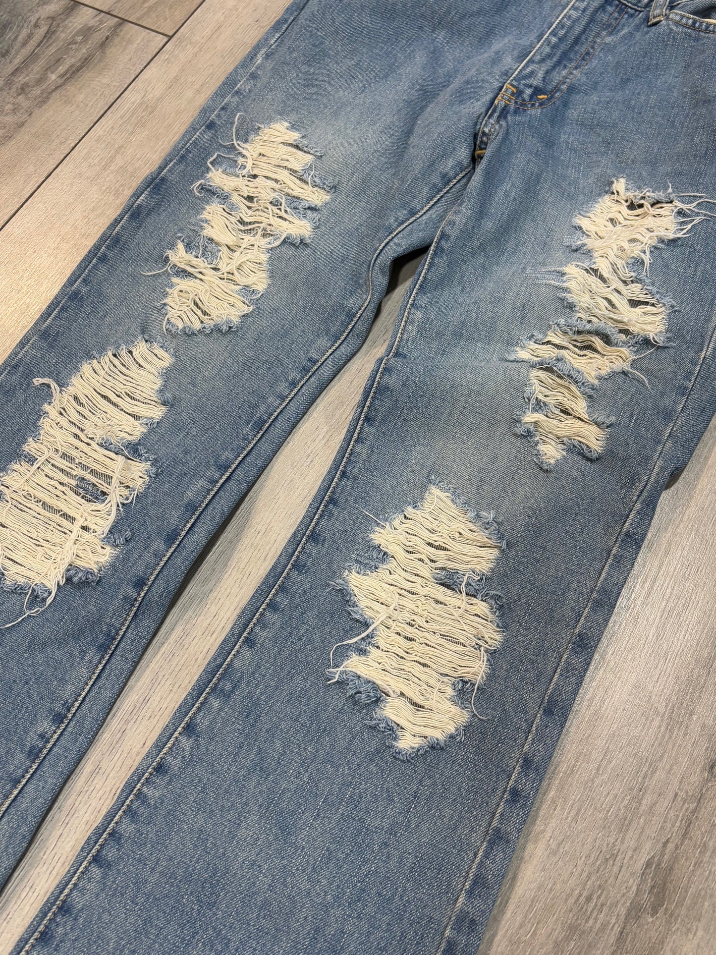 Junya Watanabe CDG AW04 Crash Flared Denim