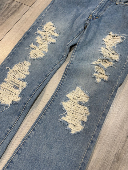 Junya Watanabe CDG AW04 Crash Flared Denim
