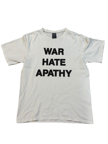 Number (N)ine AW09 War Apathy Hate Stupid Shirt