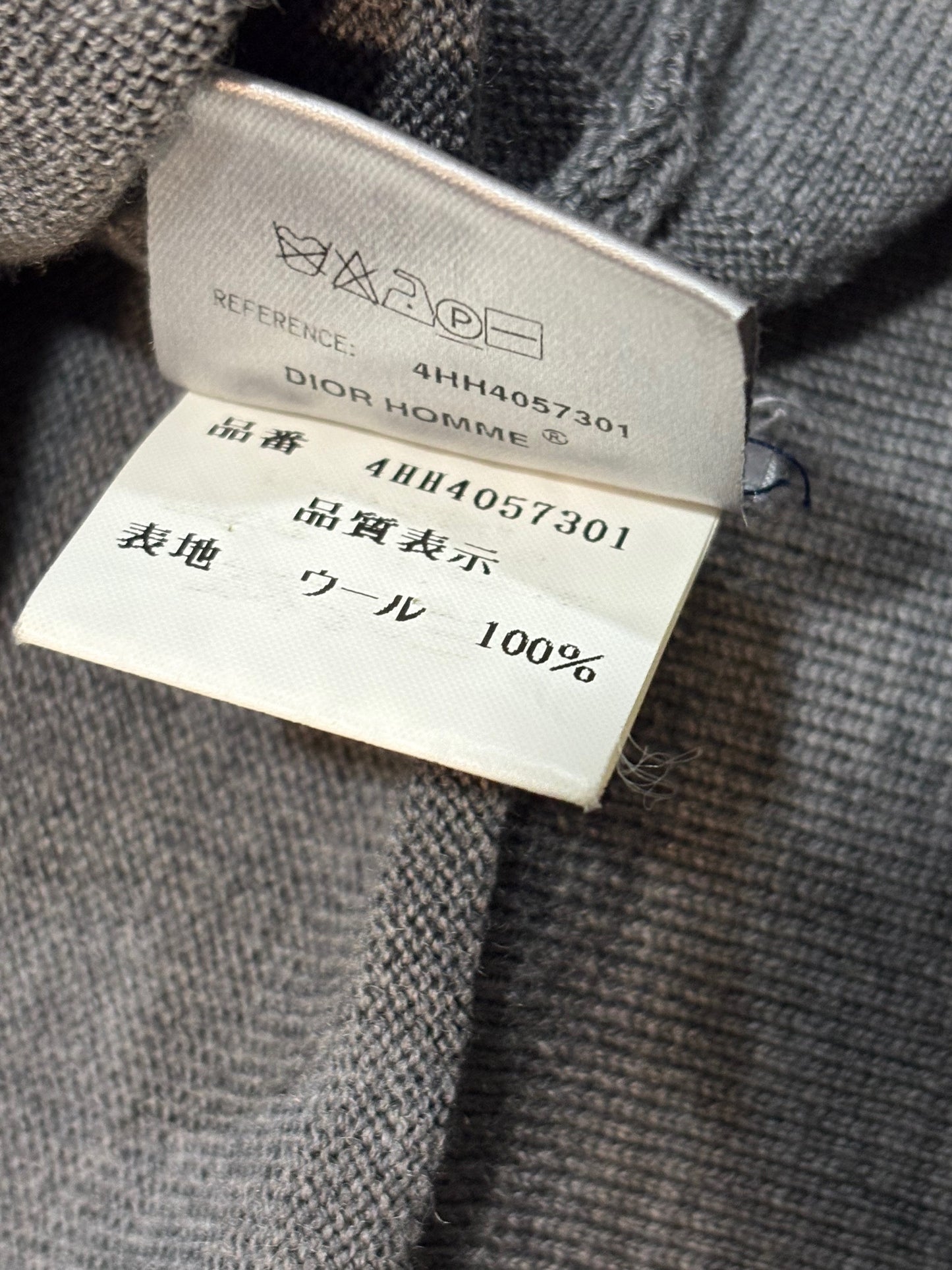 Dior Homme FW04 Slitted Sweater