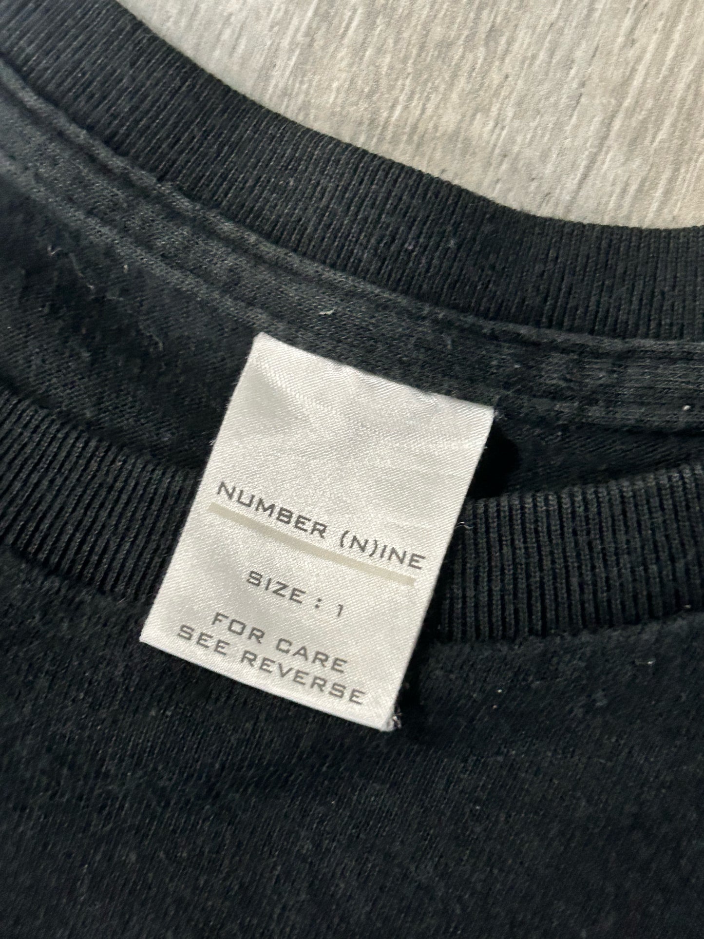 Number (N)ine AW02 Whisper Words of Wisdom shirt