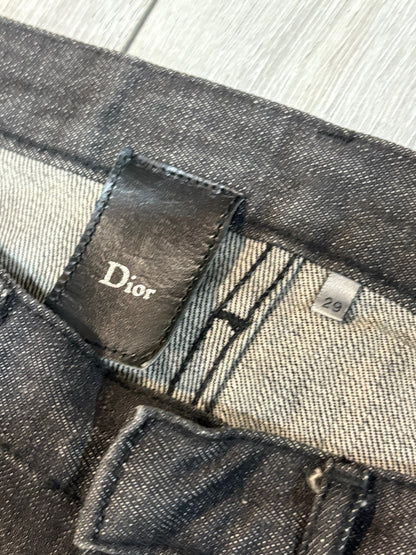Dior Homme SS05 Black Glitter Denim