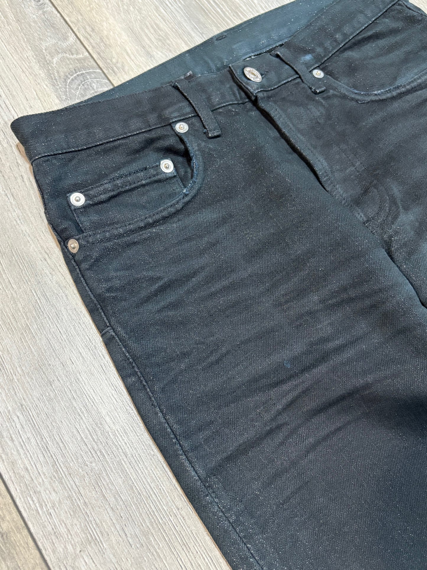 Dior Homme FW08 Black Glitter Denim