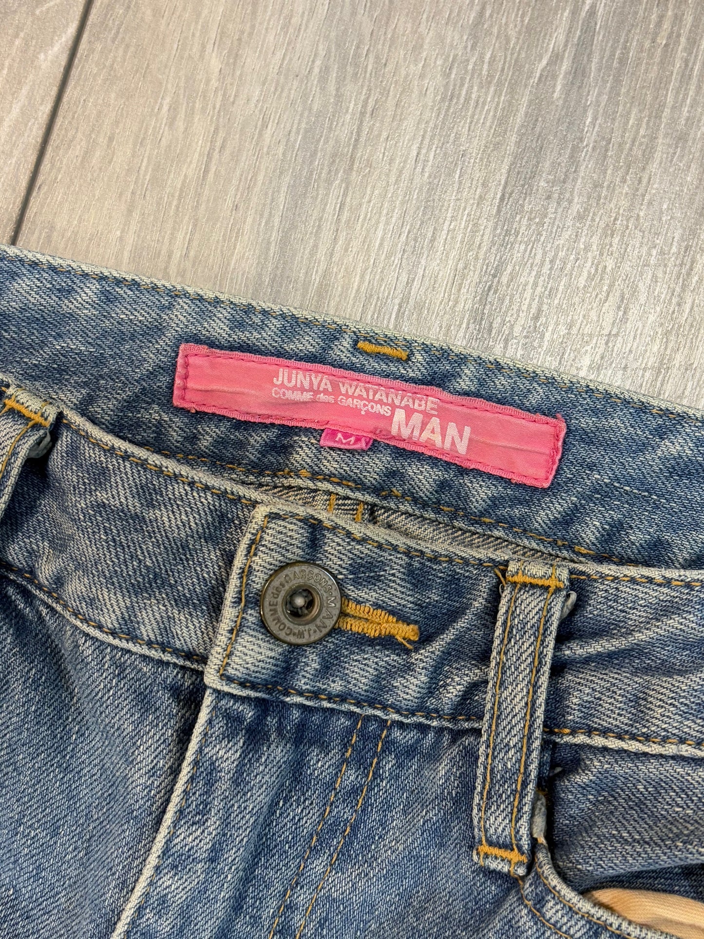 Junya Watanabe CDG AW04 Crash Flared Denim