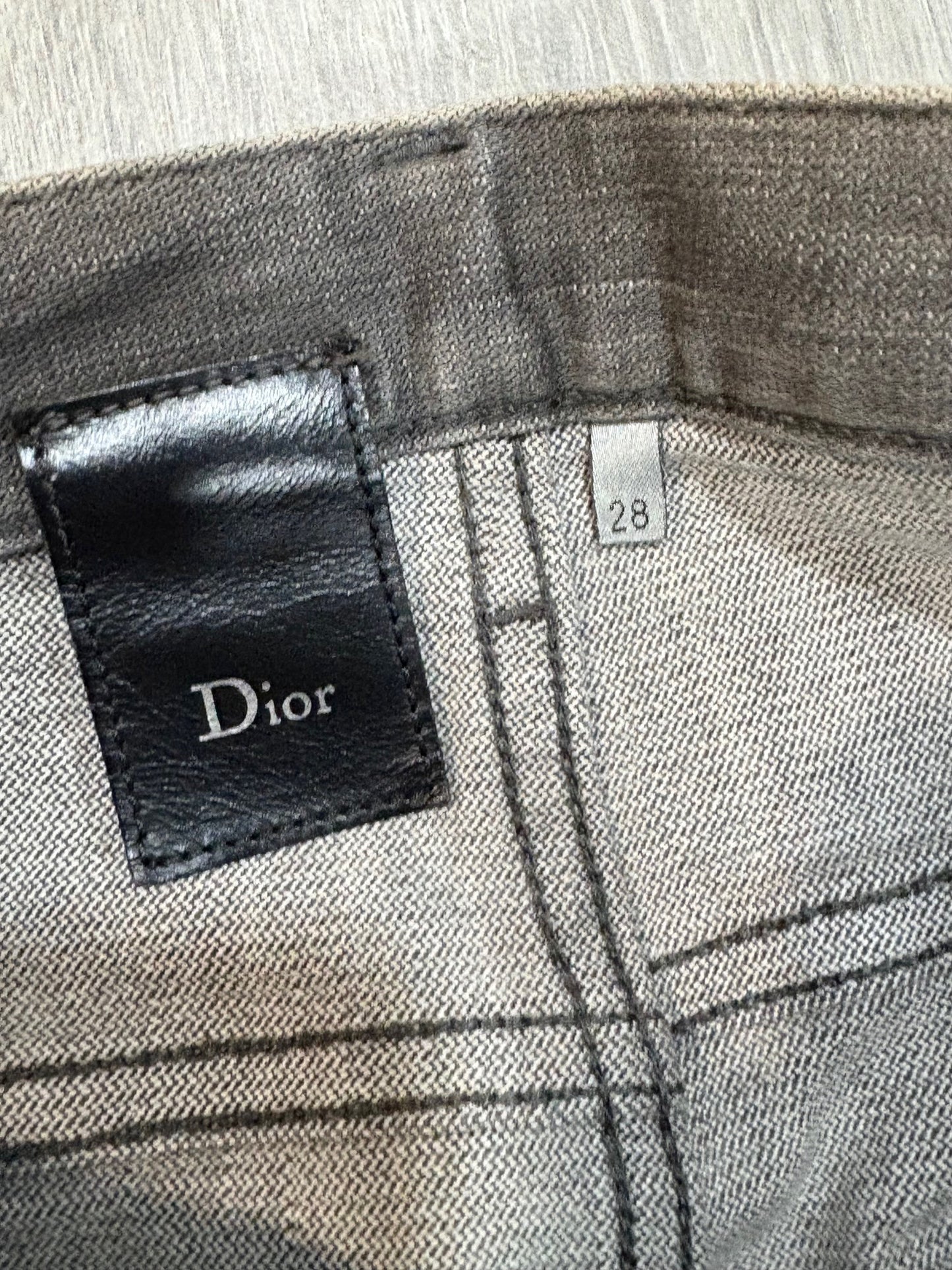 Dior Homme SS08 Mud Wash Claw mark Denim