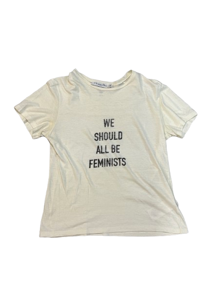 Christian Dior 2017 We Should All Be Feminists Shirt (White)