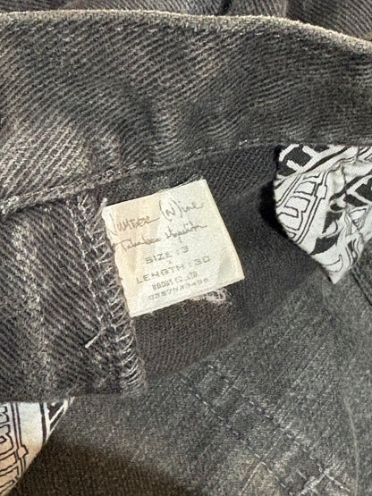 Number (N)ine AW04 Give Peace A Chance Denim