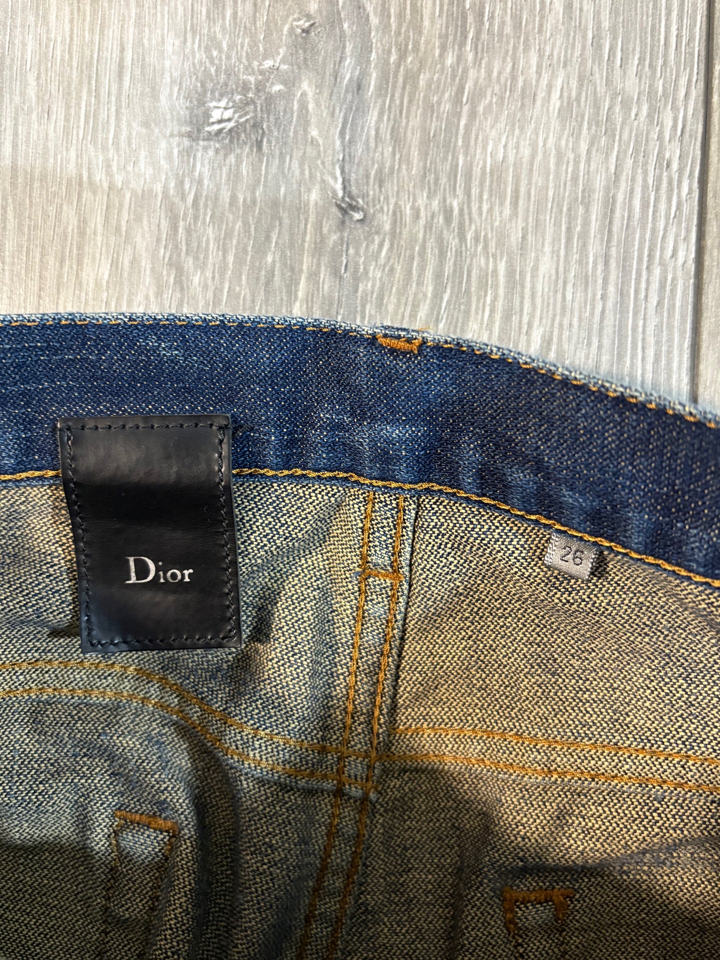 Dior Homme SS07 Under my Car Distressed Denim