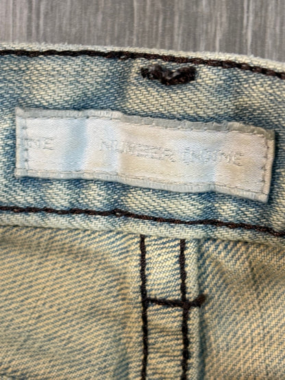 Number (N)ine AW02 No Where Man Sand Denim