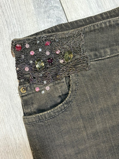 John Richmond AW04 Chain Embellished Jewel Jeans