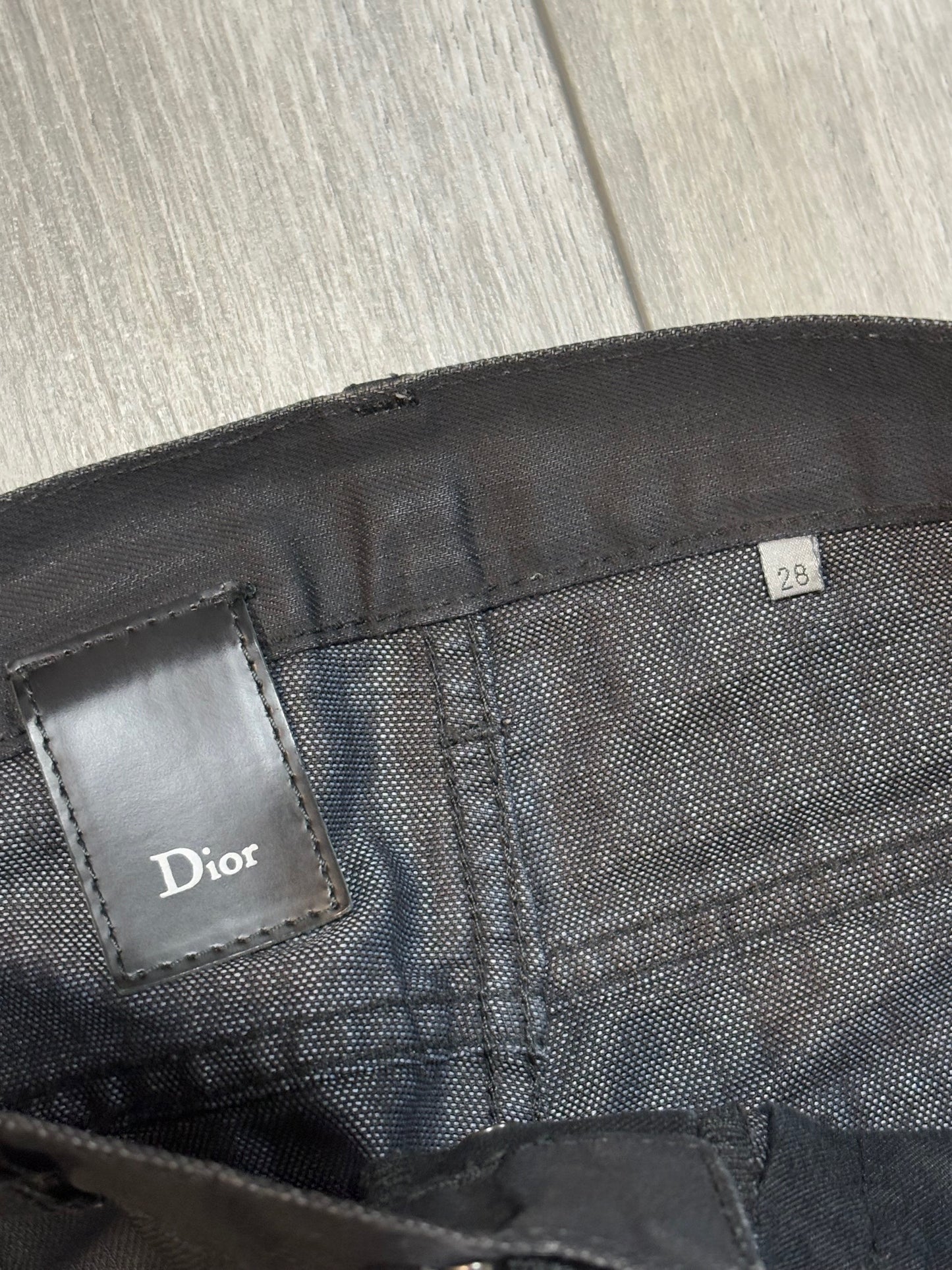 Dior Homme SS08 Black Clawmark Denim